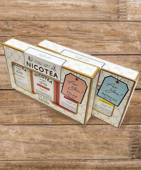 〈ギフトにおすすめ〉NICOTEAリフレッシュセット〈3種×3TB〉