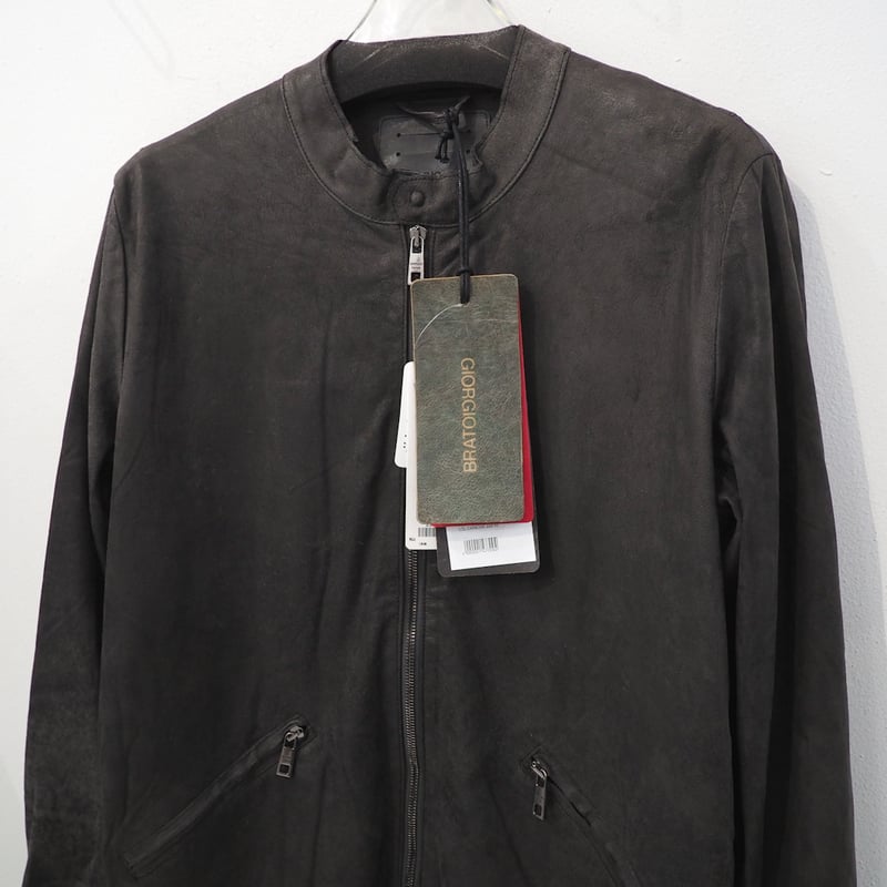 新品 定価159500円 ジョルジオブラット シングル ラム レザー ジャケット 新品 定価20万 ジョルジオブラット ラム レザー シングル ライダース
