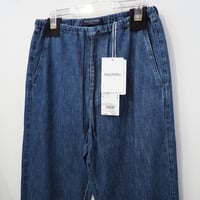 新品 定価37400円 ネオンサイン 24ss デザイン クロップド サルエル