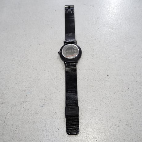 新品 定価22000円 スイス ALLY DENOVO 大理石 デザイン 腕時計 生活防水 ブラック 黒 メンズ レディース