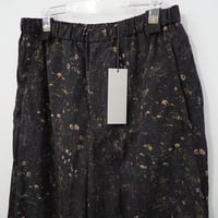【美品】ラッドミュージシャン 18AW 花柄スラックス　ブラック　サイズ46 美品】ラッドミュージシャン 18AW 花柄スラックス ブラック