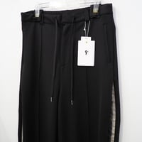 新品 定価37400円 ネオンサイン 24ss デザイン クロップド サルエル