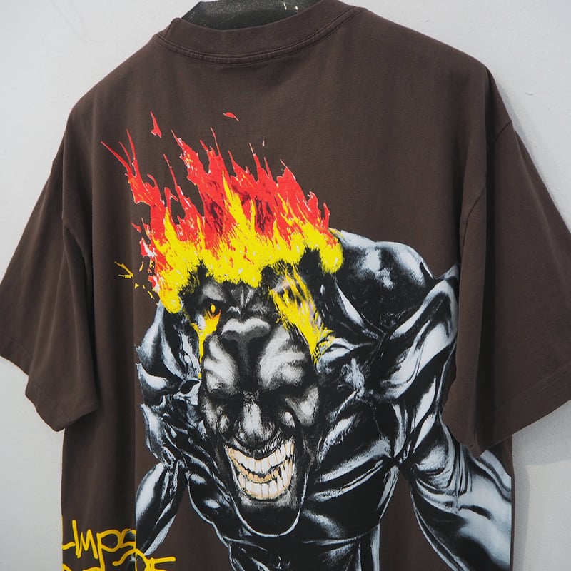 新品 L トラヴィススコット CACTUS JACK UTOPIA Tシャツ こげ茶