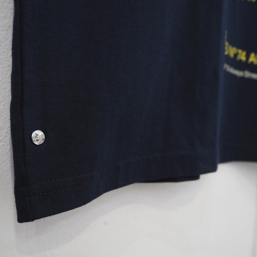 新品 定価22000円 ブレス 25周年 限定 プリント Tシャツ 紺 ネイビー  