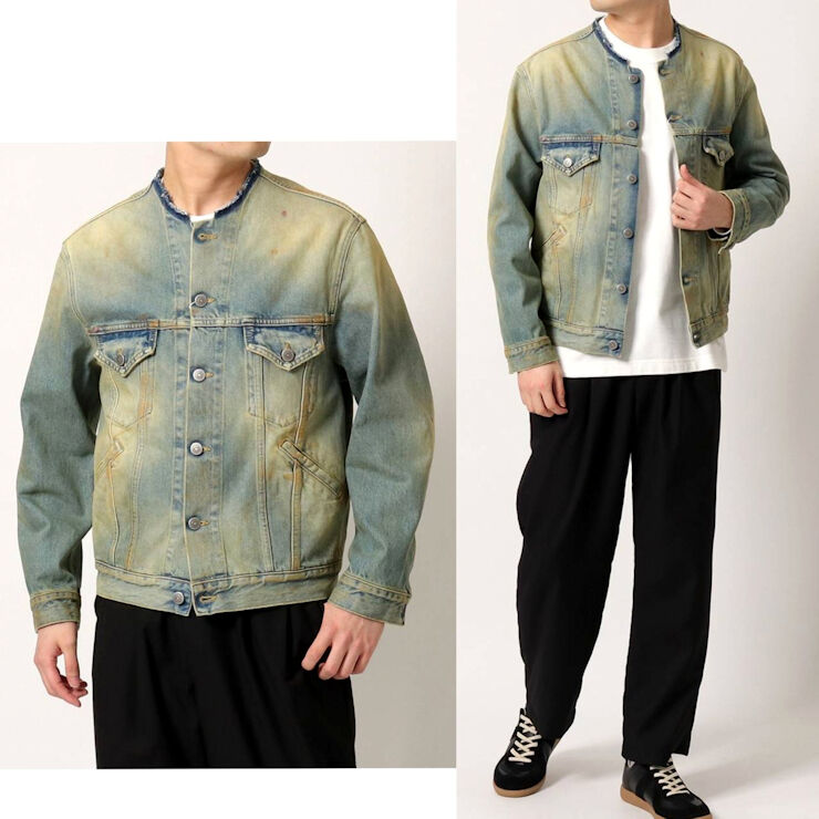 新品 定価163900円 メゾンマルジェラ カラーレス デニム