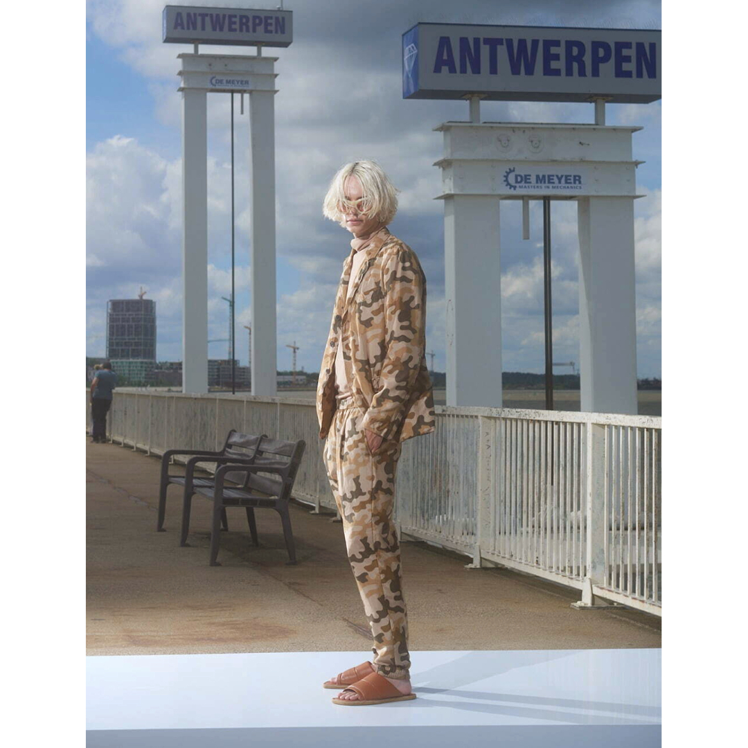 新品 定価171600円 ドリスヴァンノッテン 22ss 春夏 シルク カモフラ