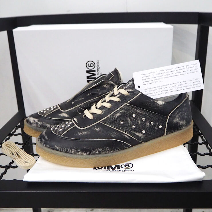 新品 定価66000円 MM6 メゾン マルジェラ 22aw ヴィンテージ加工 