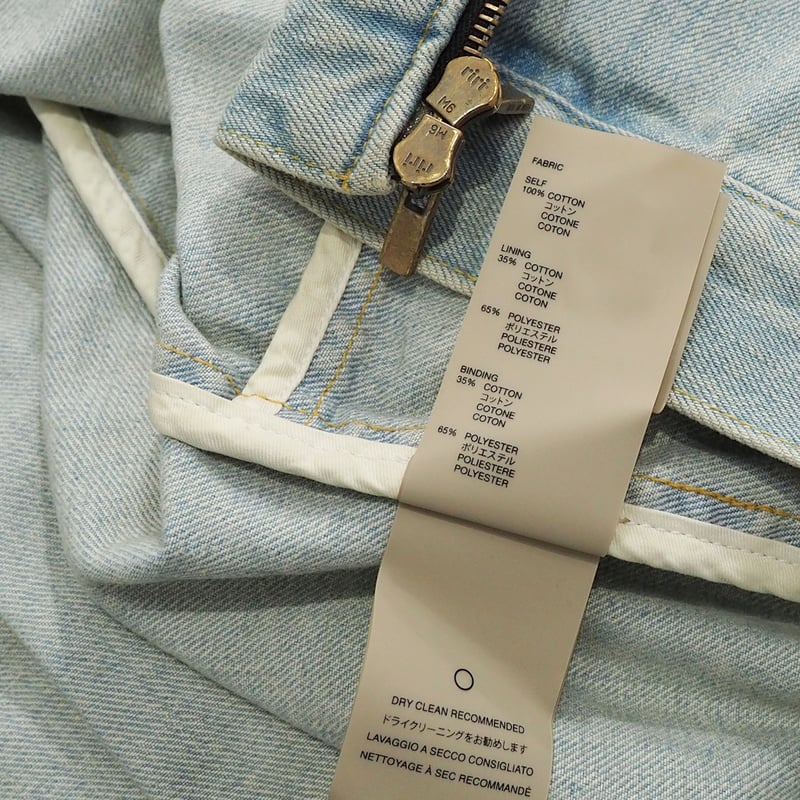 新品 定価157300円 フィアオブゴッド 8th ジップ デニム ジャケット 新品 定価157300円 フィアオブゴッド 8th ジップ デニム