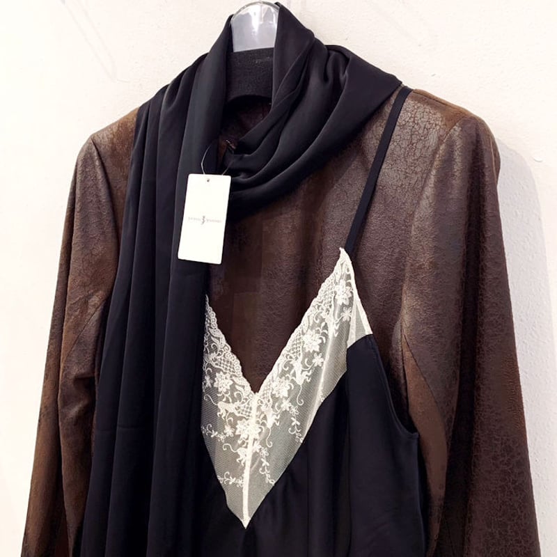 新品 定価88000円 ファセッタズム 17aw 秋冬 キャミワンピ レイヤード