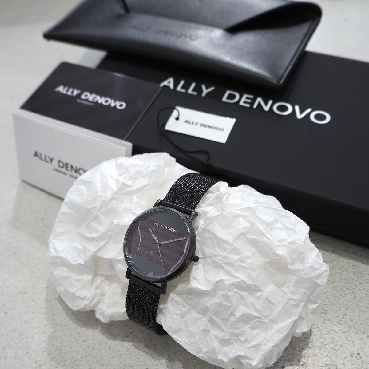 ALLY DENOVO 腕時計 ALLY DENOVO/アリーデノヴォ 36mm レディース 腕時計 パール