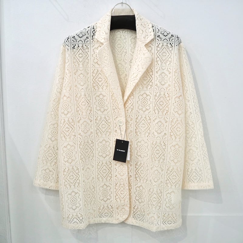 新品 定価9790円 ダブルクローゼット 春夏 シアー 総 レース 新品 定価9790円 ダブルクローゼット 春夏 シアー 総 レース