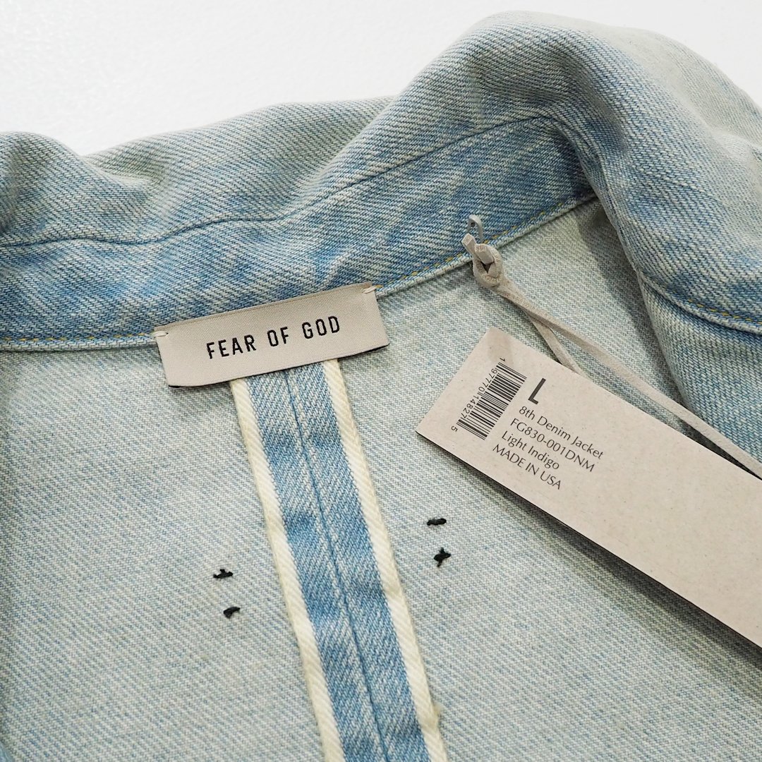 新品 定価157300円 フィアオブゴッド 8th ジップ デニム ジャケット 新品 定価157300円 フィアオブゴッド 8th ジップ デニム