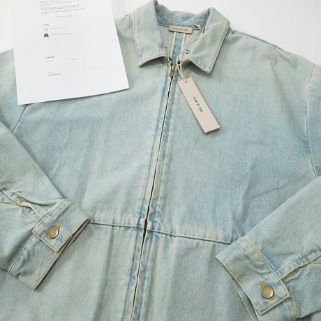 新品 定価157300円 フィアオブゴッド 8th ジップ デニム ジャケット 新品 定価157300円 フィアオブゴッド 8th ジップ デニム