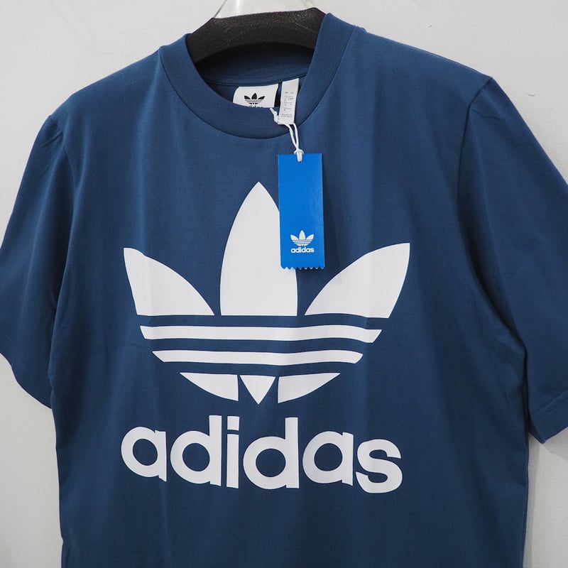 2003年製 adidas Tシャツ Lサイズ 青 新品 定価5159円 アディダス オリジナルス オーバーサイズ 短丈 ビッグ