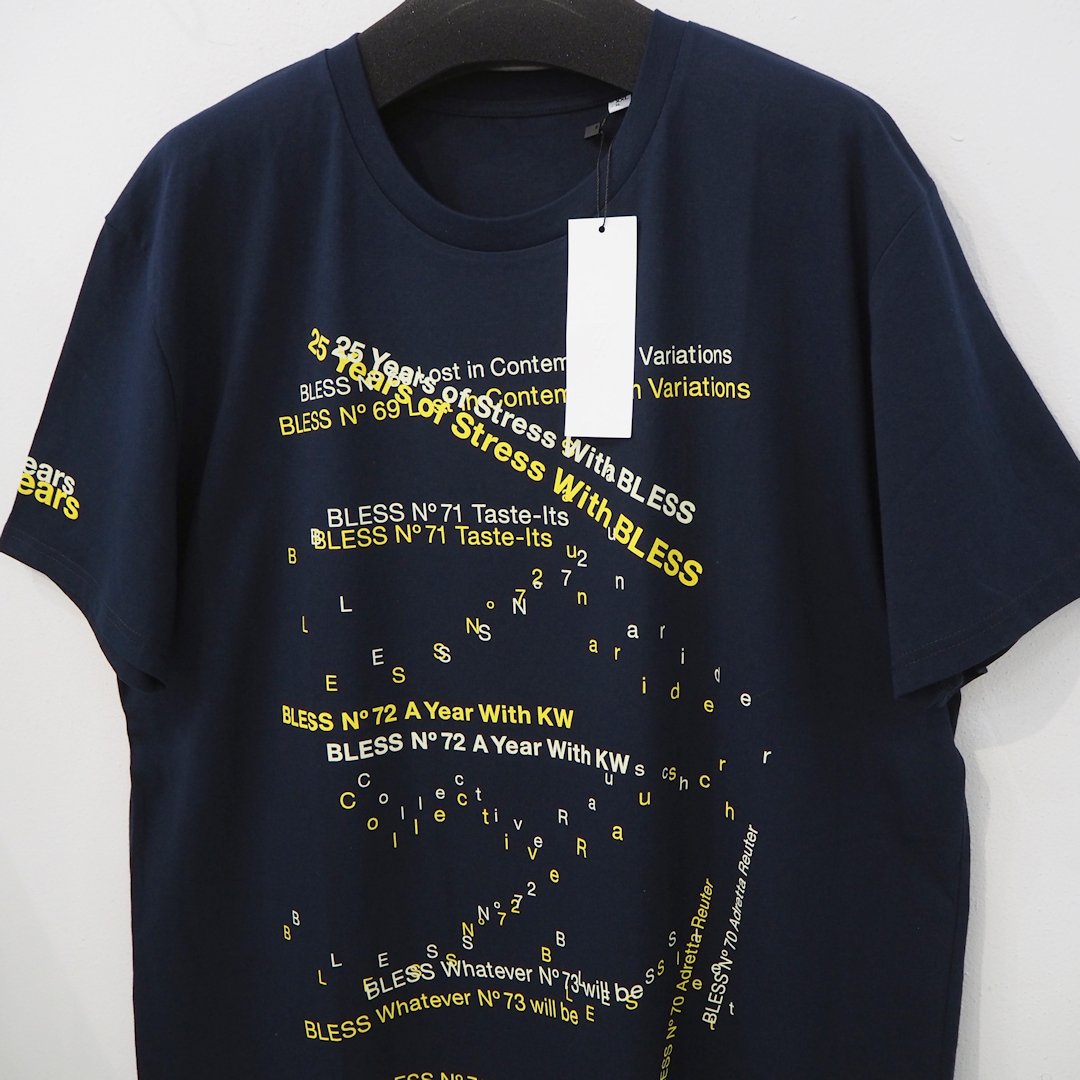 新品 定価22000円 ブレス 25周年 限定 プリント Tシャツ 紺 ネイビー 