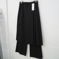 新品 定価4990円 ジーユー x ロク 24aw 2ピース スカート パンツ 黒 ブラック レディース S