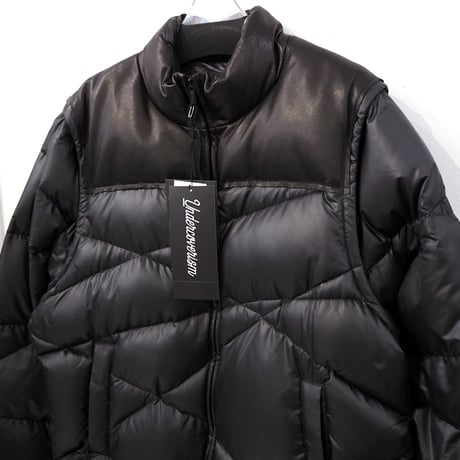 良品 Marbles 15AW 9star レザー ダウンジャケット S TMT