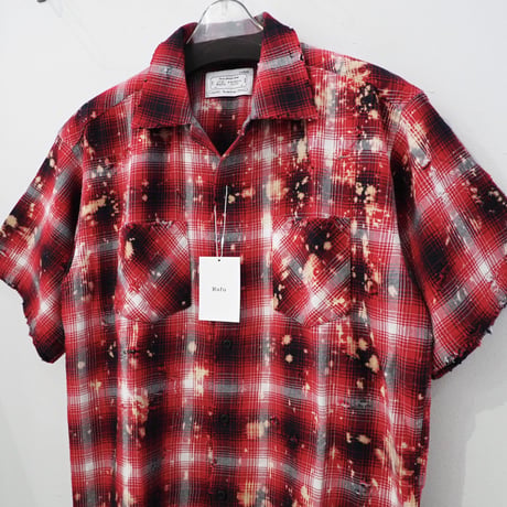 m.u.l新品タグ付きブリーチ半袖シャツ19800円 miyagihidetaka | STORES