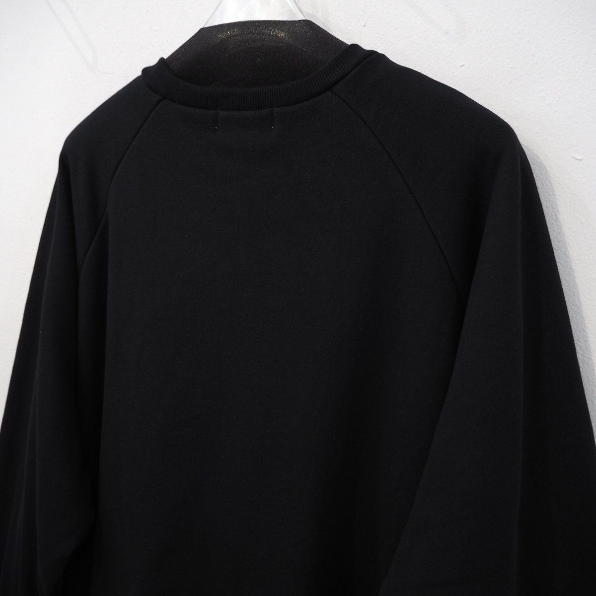 美品▲ebure //プルオーバートップス▲カットソー ブラック 黒 ゆったり FUBU トレーナー スウェット フブ ブランド ロゴ 刺繍 オーバー