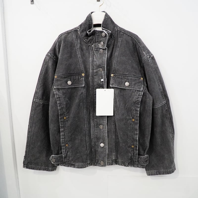 新品 定価85800円 インク 顔料染め デザイン デニム ジャケット