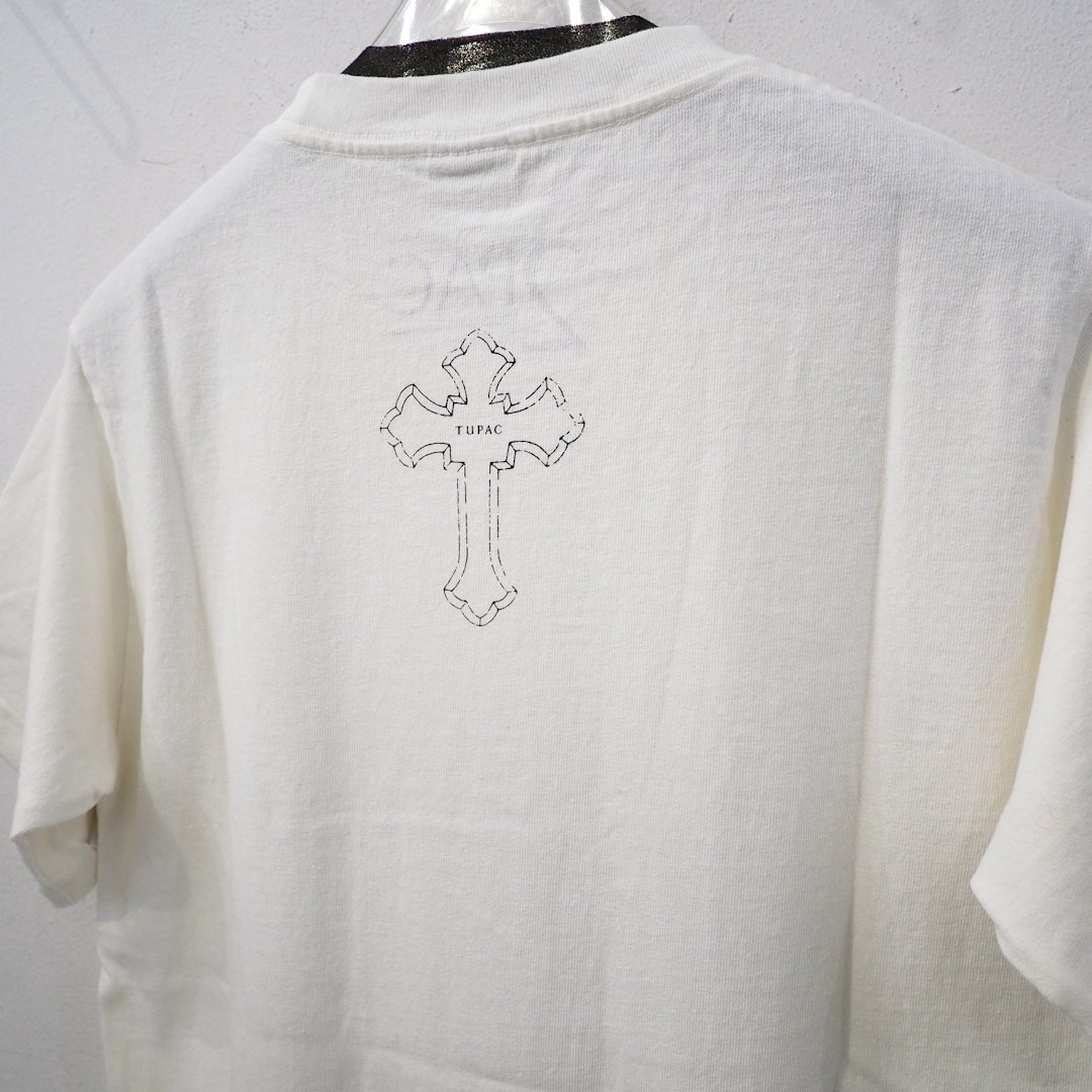 Saint ホワイト Tシャツ プリント 2PAC mxxxxx メルカリ - プリント 2PAC トップス