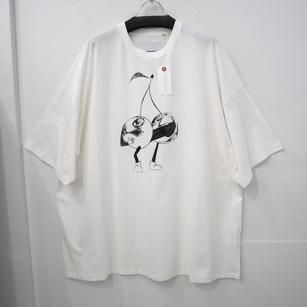 新品 定価13200円 テッペイフルヤマ 24ss プリント オーバーサイズ T 新品 定価13200円 テッペイフルヤマ 24ss プリント オーバー