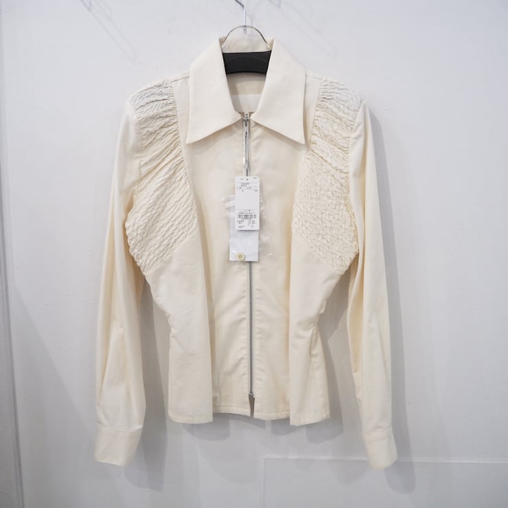 新品 定価152900円 メゾンマルジェラ 22ss 春夏 ジップ シャツ