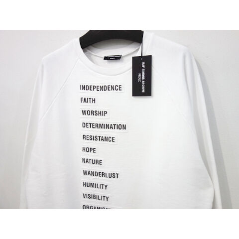 RAF SIMONS Archive REDUX パッチワーク スウェット