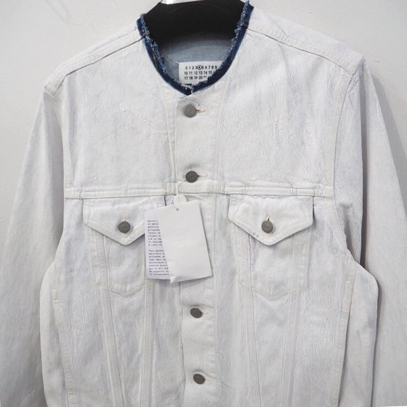 新品 定価18万 メゾンマルジェラ ビアンケット ペンキ デニム 新品 定価18万 メゾンマルジェラ ビアンケット ペンキ デニム