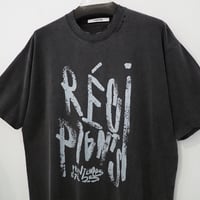 新品 定価18980円 NANS STUDIO 25ss ヴィンテージ加工 Tシャツ 黒 ウォッシュ ブラック メンズ M L レディース