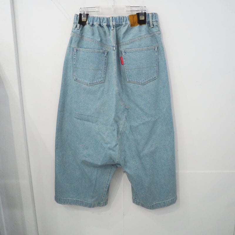 新品 定価37400円 ネオンサイン 24ss デザイン クロップド サルエル fit=scale-down,w=1200