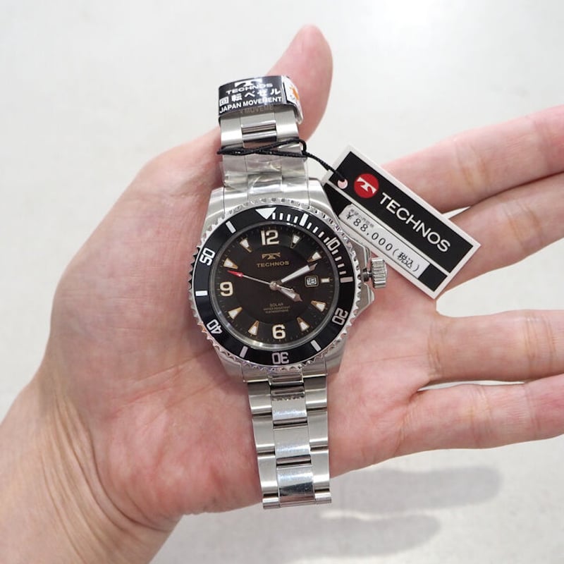 ショッピング シルバー 銀 プレゼント テクノス/TECHNOS メンズ 腕時計