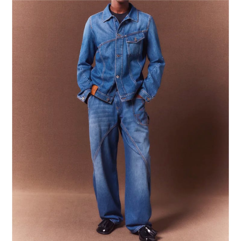 新品 定価134200円 JWアンダーソン 春夏 ツイスト デニム ジャケット