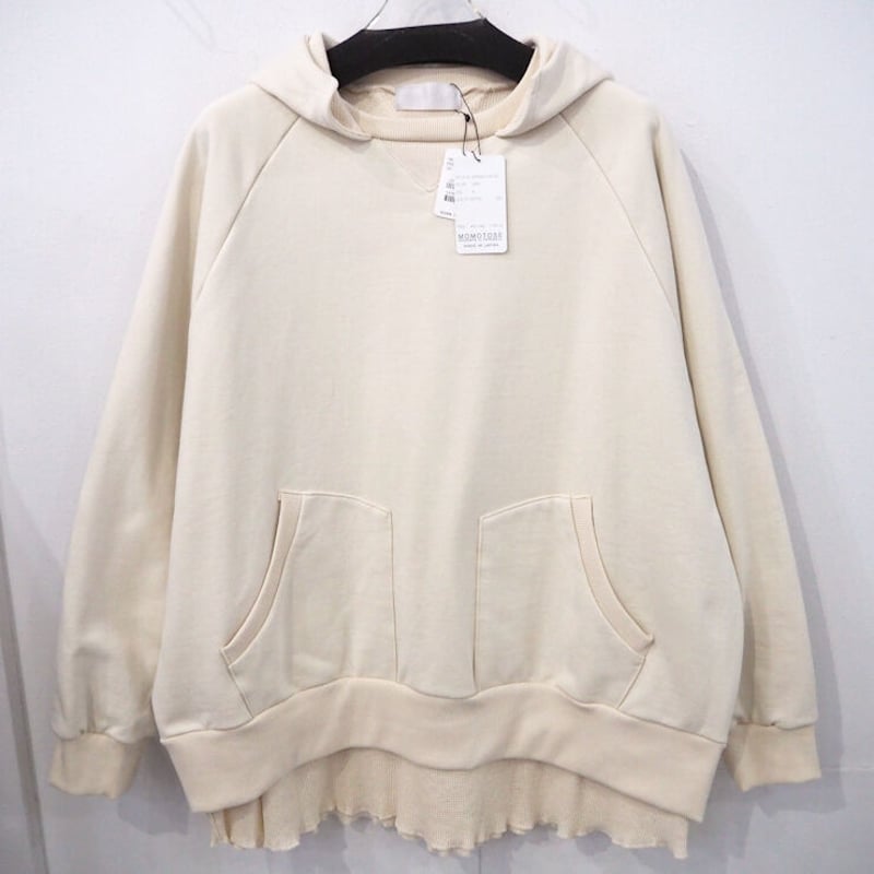 【未開封 新品】1.050℃ パーカー フーディ ベージュ L 新品 定価21780円 日本製 モモトセ 後付け フーディー ベージュ