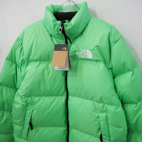 【大人気！】NORTHFACE　マウンテンダウンジャケット　蛍光緑　メンズ2XL