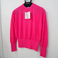 新品 定価19800円 ウィムガゼット 25ss 春夏 シアー サマー ニット ピンク レディース M S