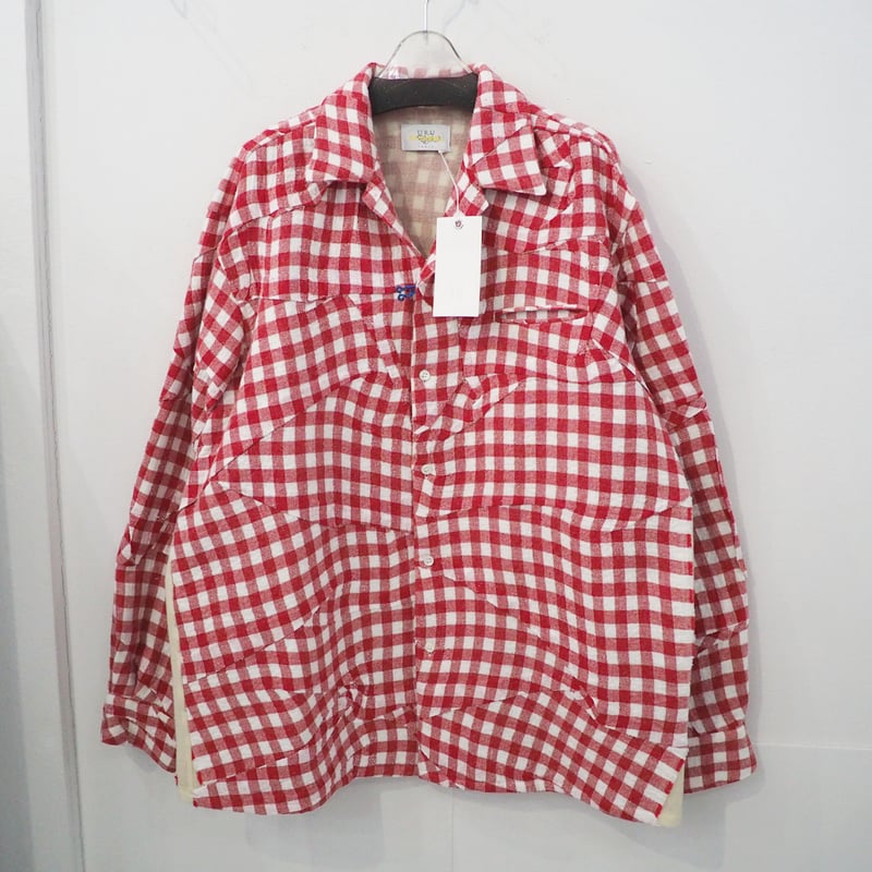 新品 定価52800円 ディガウェル x URU TOKYO 23ss 春夏 ギンガム
