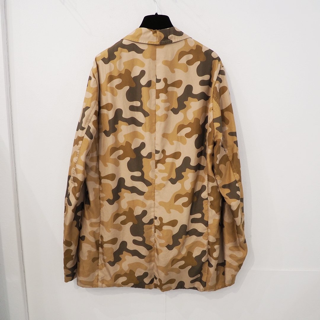 新品 定価171600円 ドリスヴァンノッテン 22ss 春夏 シルク カモフラ