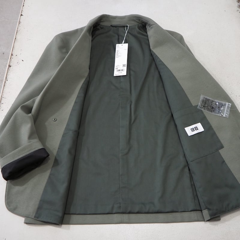 新品 定価9990円 ユニクロユー 23ss 春夏 ジャージー テーラード 新品 定価9990円 ユニクロユー 23ss 春夏 ジャージー テーラード