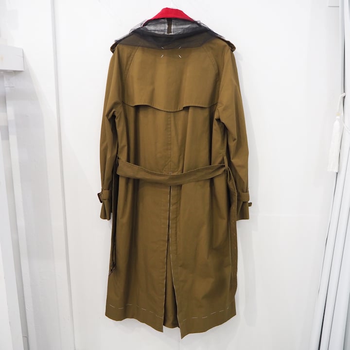 20AW 希少44サイズ マルジェラ トレンチコート Margiela トレンチコート-
