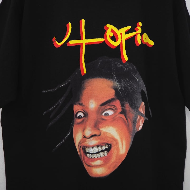 新品 L トラヴィススコット CACTUS JACK UTOPIA フェイス T