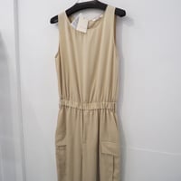 新品 定価44000円 ウィムガゼット 25ss 春夏 ノースリーブ オールインワン ベージュ レディース S M L
