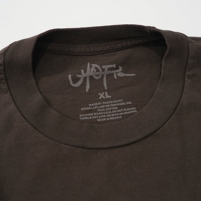 新品 XL トラヴィススコット CACTUS JACK UTOPIA Tシャツ こげ茶 新品 XL トラヴィススコット CACTUS JACK UTOPIA Tシャツ こげ茶