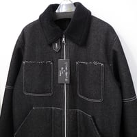 新品 定価38500円 ジェット ロサンゼルス 裏ボア デニム トラッカー 新品 定価38500円 ジェット ロサンゼルス 裏ボア デニム トラッカー