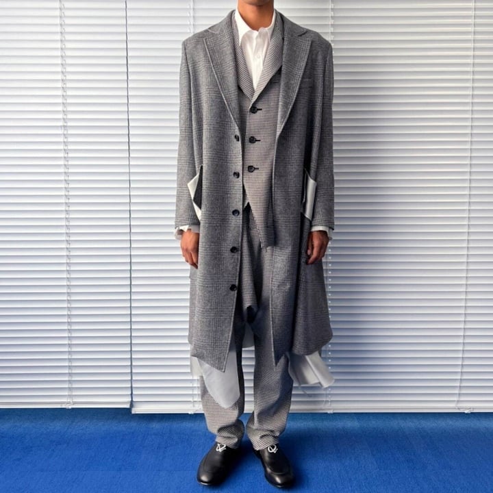 sulvam サルバム ベージュ ロングコート 19ss sulvam サルバム ベージュ ロングコート 19ss sulvam 定番