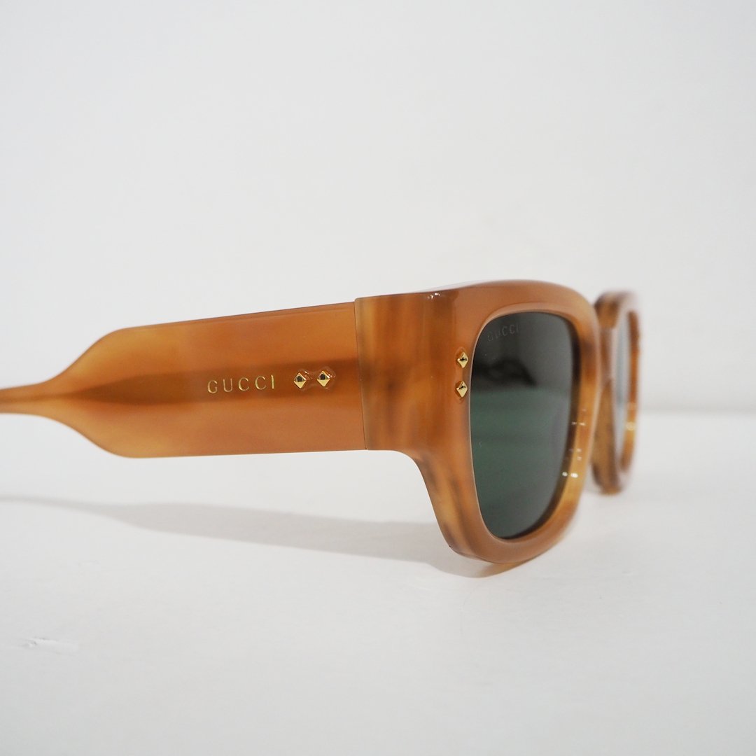 新品 正規品 定価55000円 グッチ 太 セル フレーム スクエア  