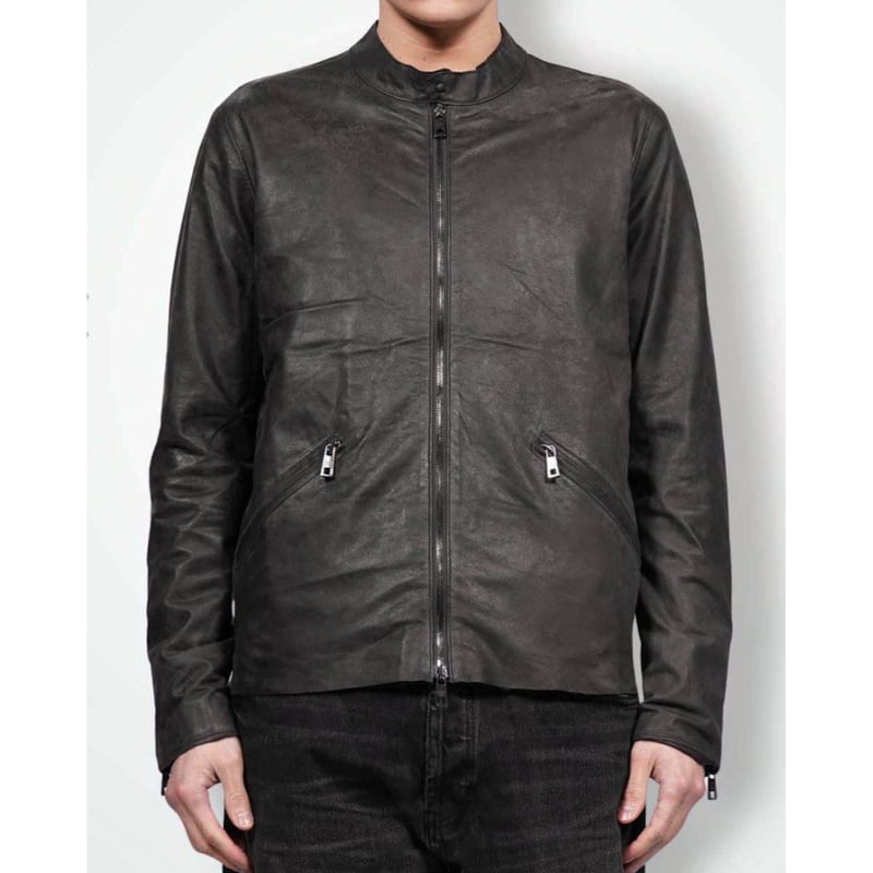 新品 定価20万 ジョルジオブラット ラム レザー シングルライダースジャケット 新品 定価20万 ジョルジオブラット ラム レザー シングル