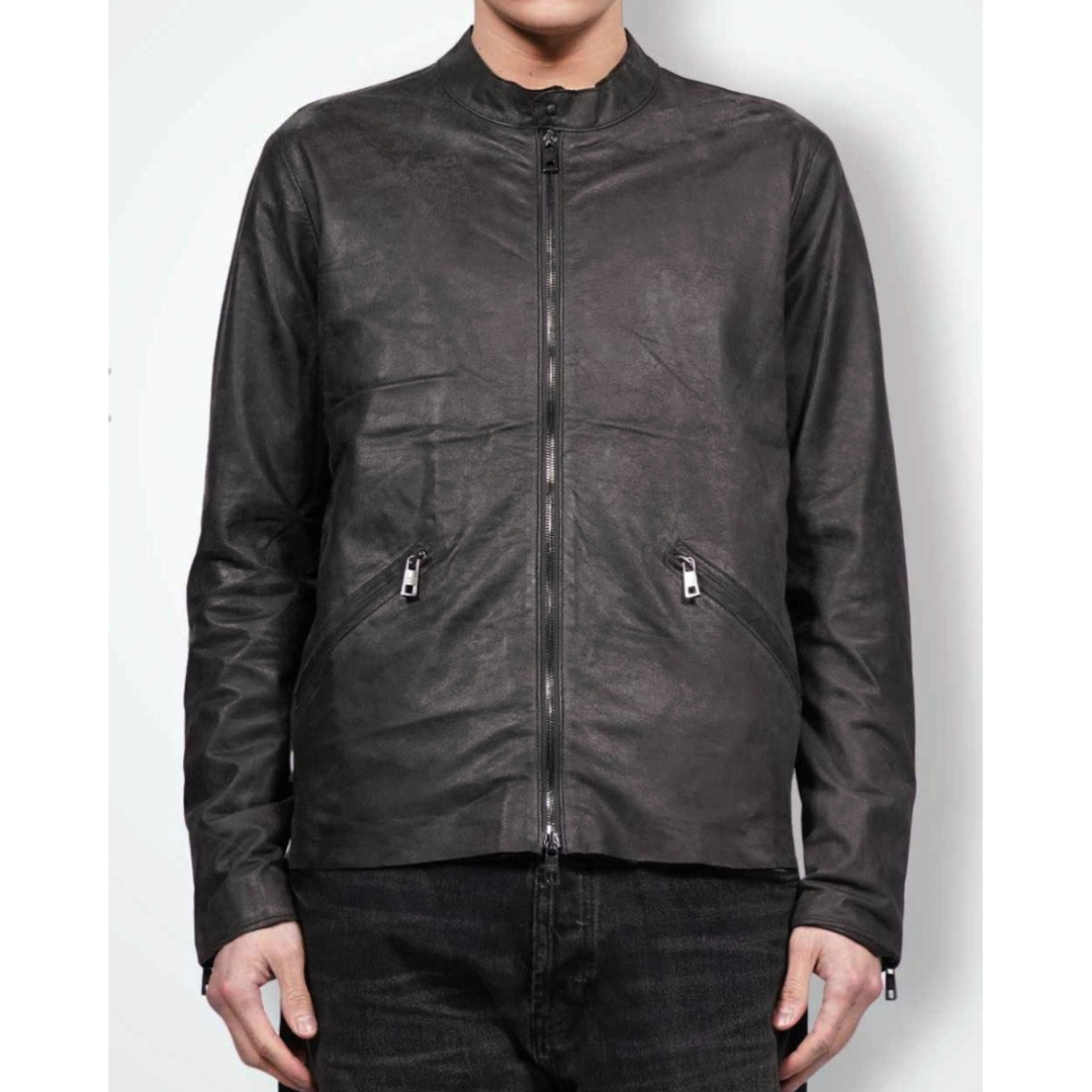 新品 定価20万 ジョルジオブラット ラム レザー シングル ライダース