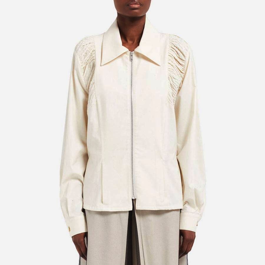 ジャン美品 17aw メゾンマルジェラ シャツ ジャケット　38 ジャン様専用美品 17aw メゾンマルジェラ シャツ ジャケット 38