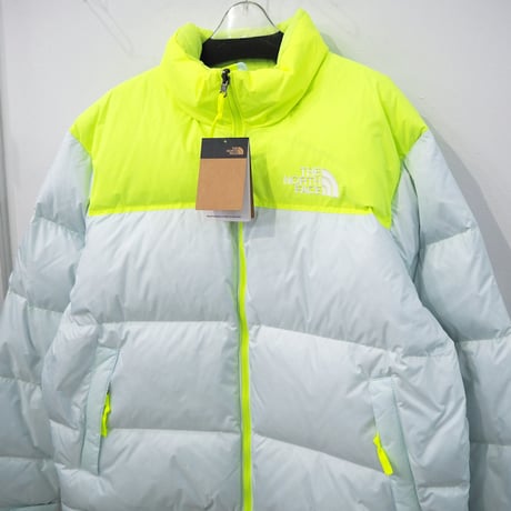 【大人気！】NORTHFACE　マウンテンダウンジャケット　蛍光緑　メンズ2XL